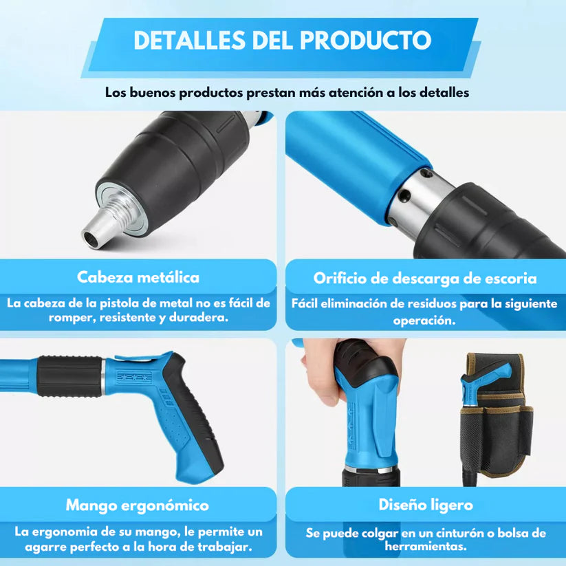 Pistola de clavos – Fijaciones Fuertes – Durabilidad de por Vida!