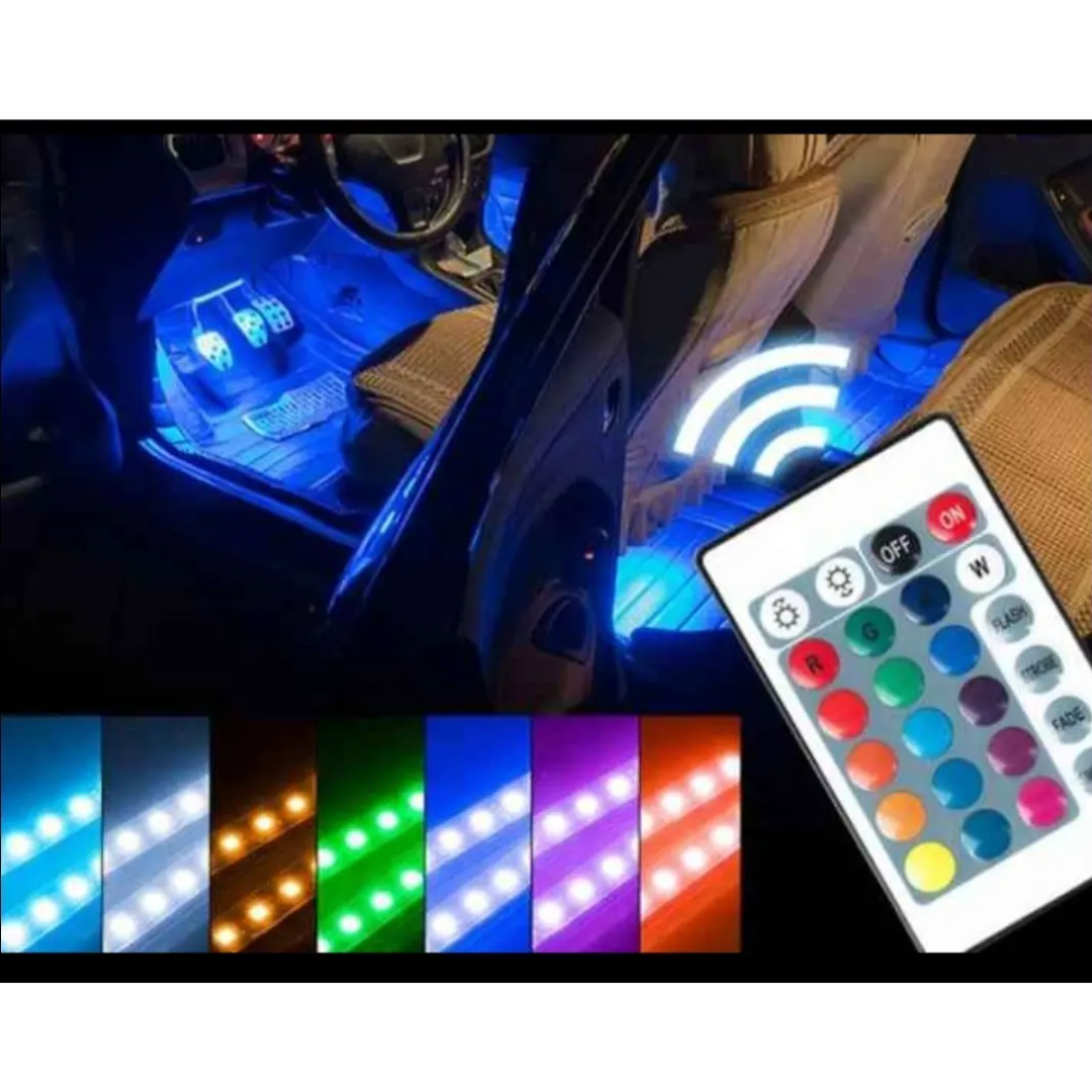 Luces LED RGB – Personaliza Tu Auto – Ambiente Único al Conducir