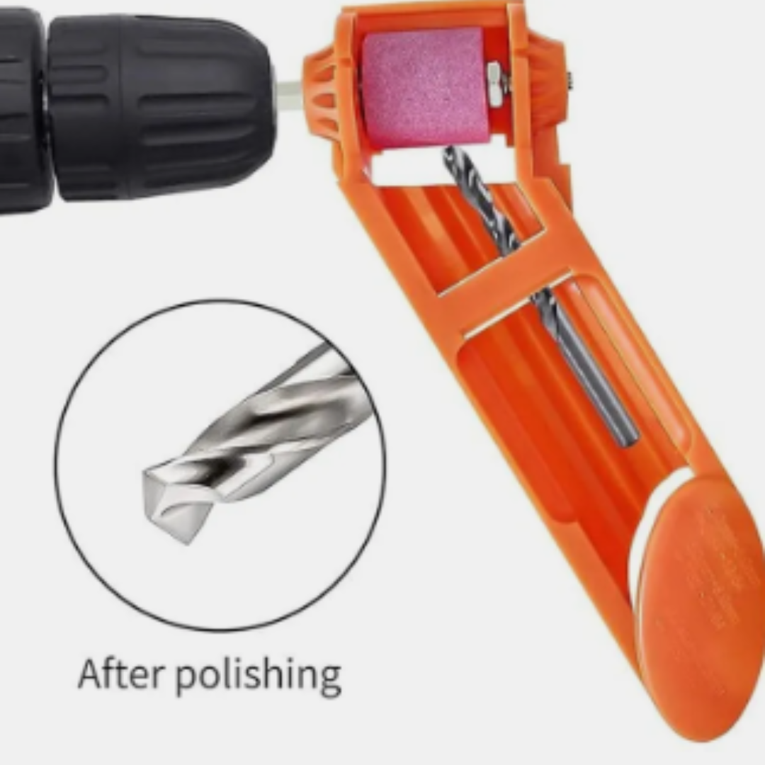 2x1 Afilador Portátil de Brocas – Compatible Todos los Tamaños – Ahorra y Gana!