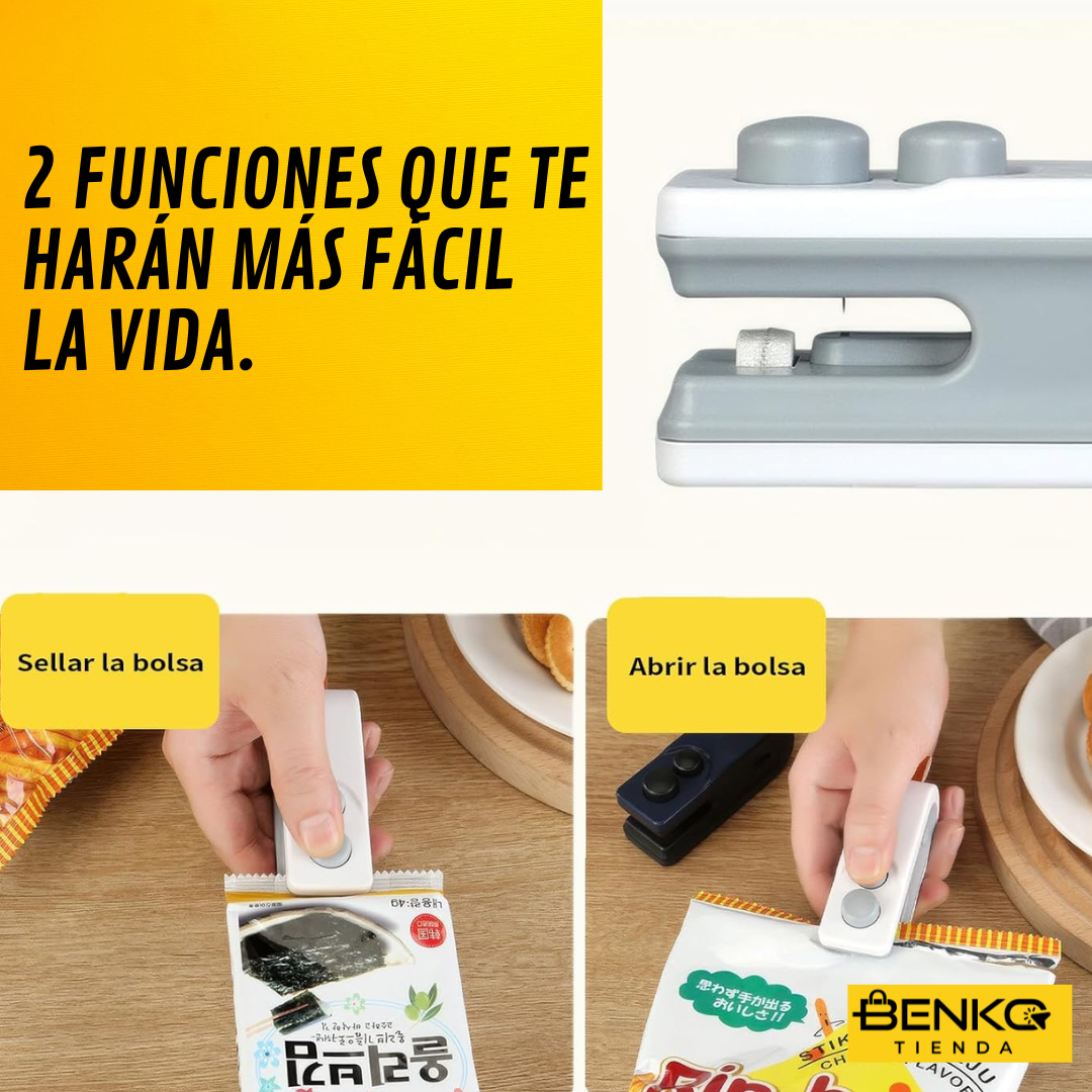 3X1 Sellador de Bolsas – Compacto y Práctico – Ahorro seguro!