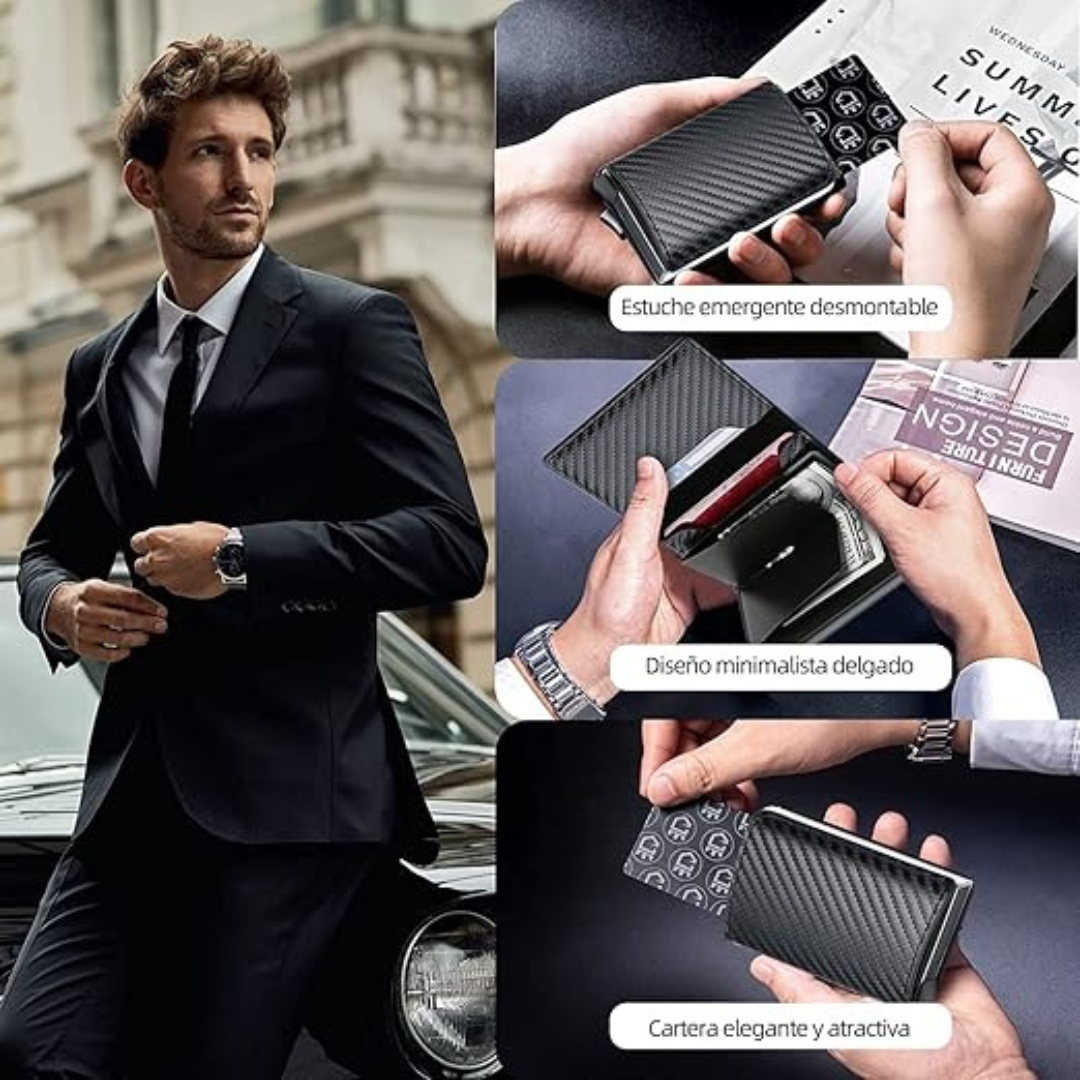 2x1 Billetera Moderna – Diseño Premium – AntiRobo y perfecta para ti!