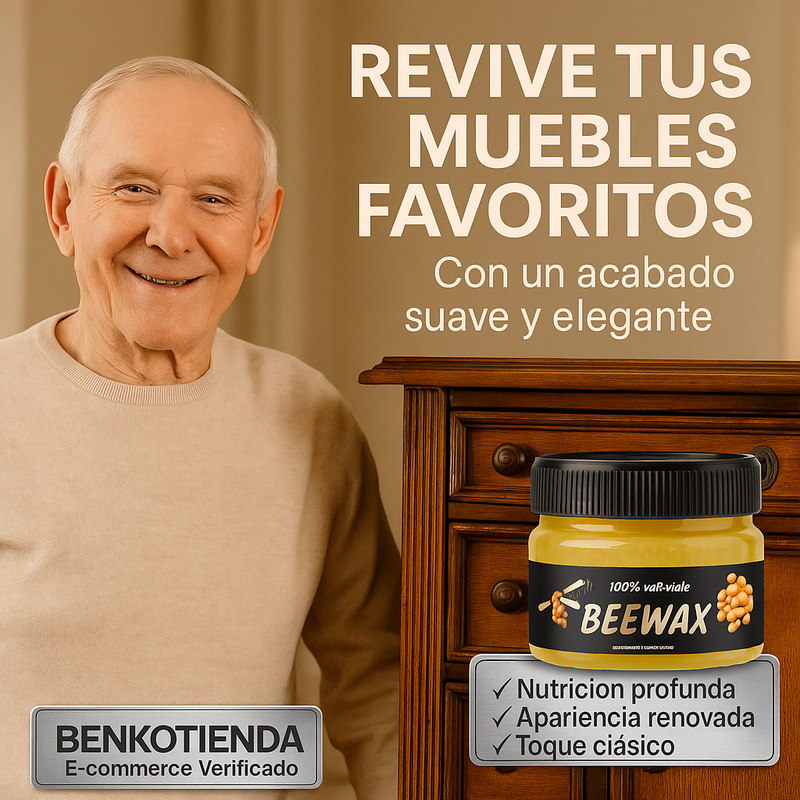 2x1 BeeWax Pro : Restaurador de mueble 100% Natural!