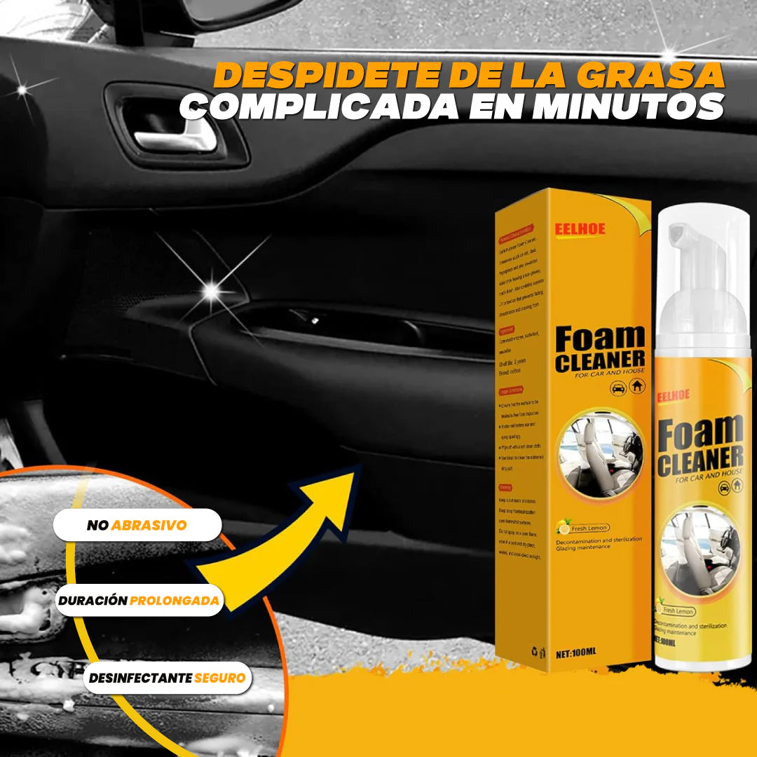 Espuma Renovadora – Limpieza Segura – Tu Auto Como Nuevo en Minutos
