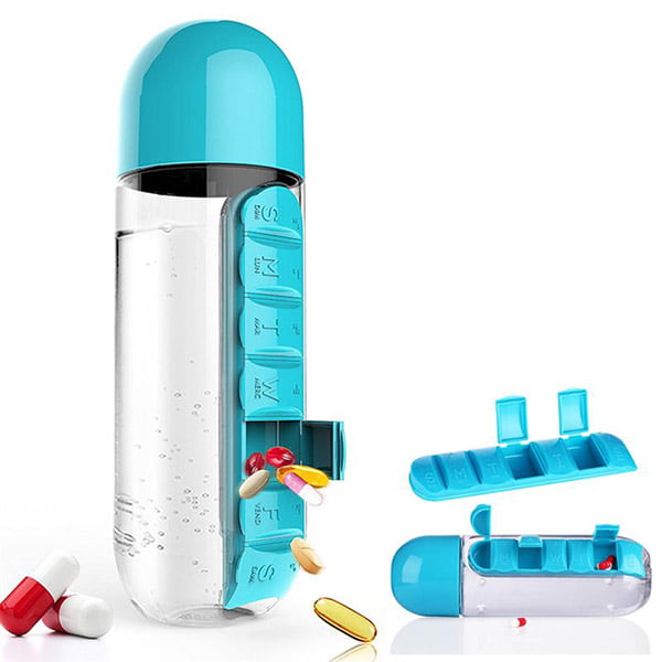 Botella Médica 3 en 1 – Hidratación y Salud en un solo paso!