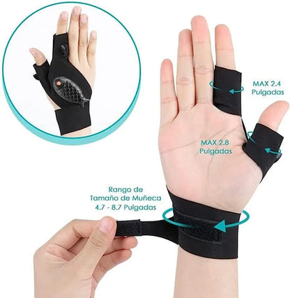 2x1 Guantes Tácticos LED – Manos Libres – Te hace todo más fácil!