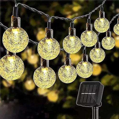 2X1 Guirnalda Solar – Decora Fácil – Brillo Eco sin Complicaciones!