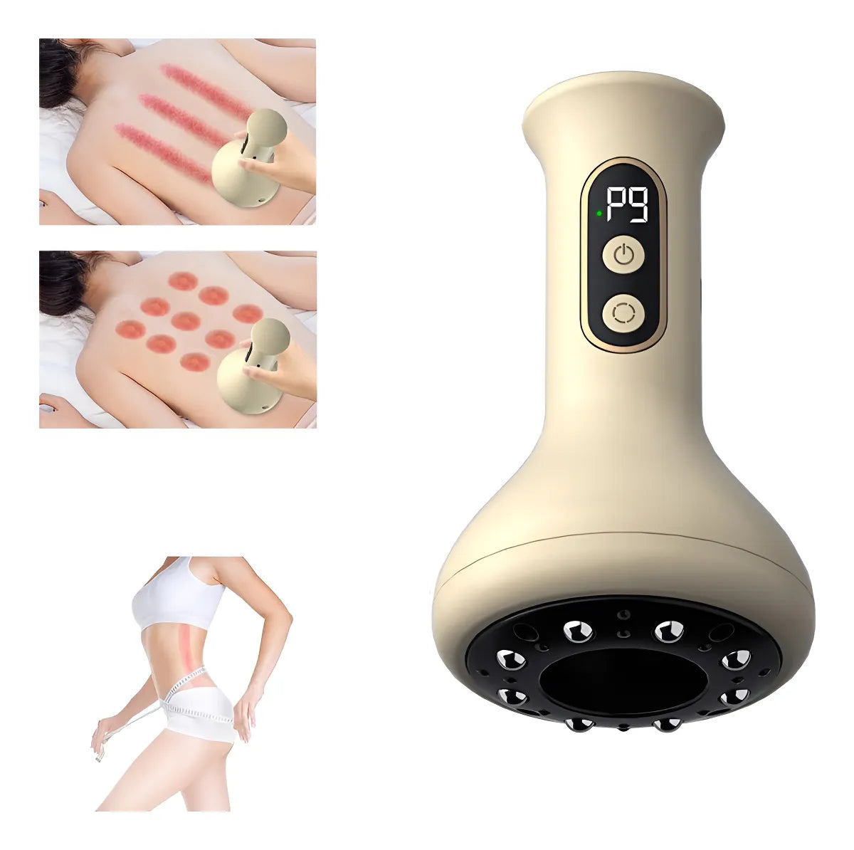 Masajeador 3 en 1 – Alivio de verdad – Tu spa en casa fácil!