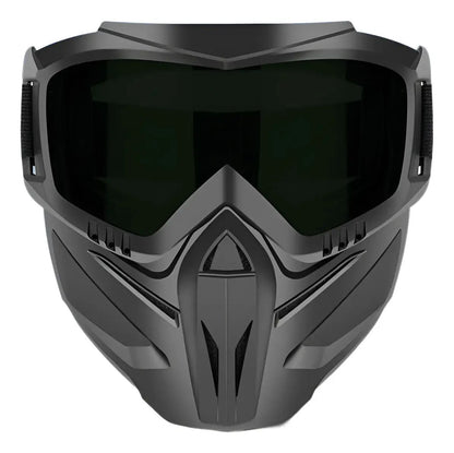 Gray helmet for bikers
