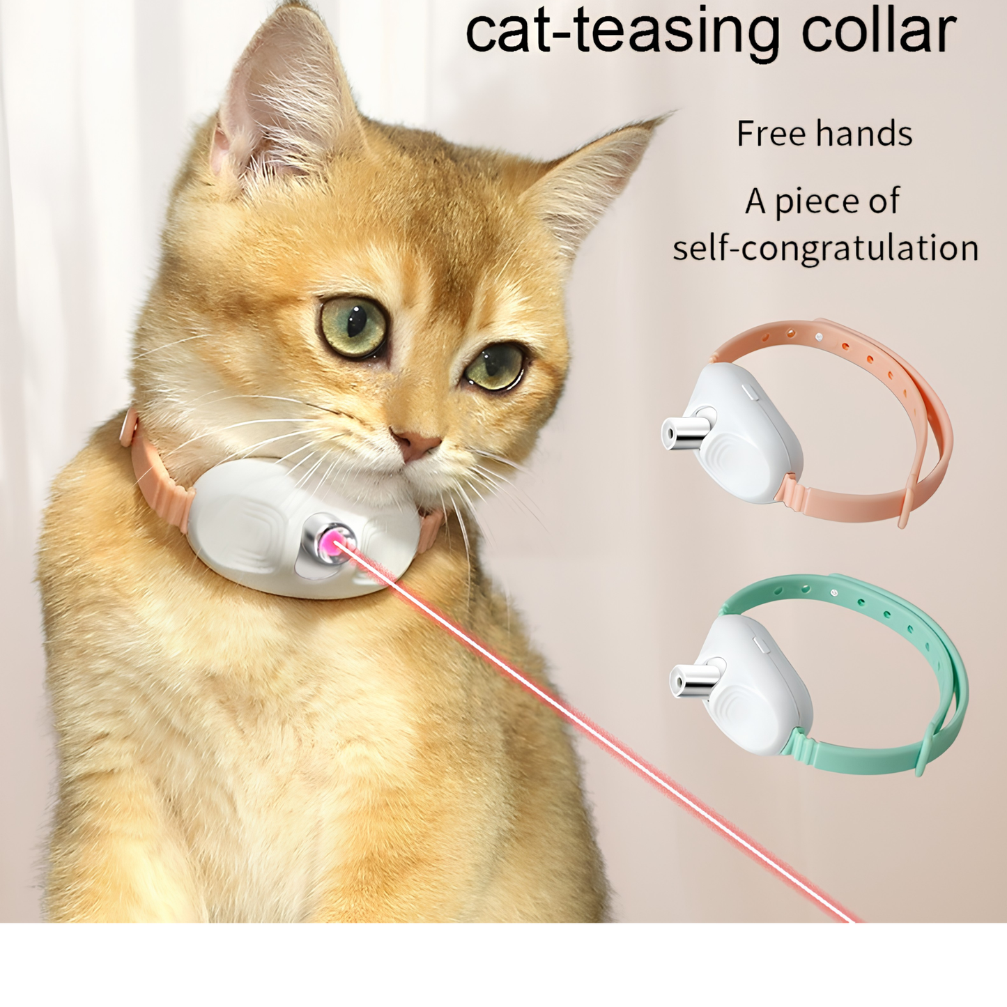 Collar Láser – Regalo Innovador – Felicidad Felina Garantizada!