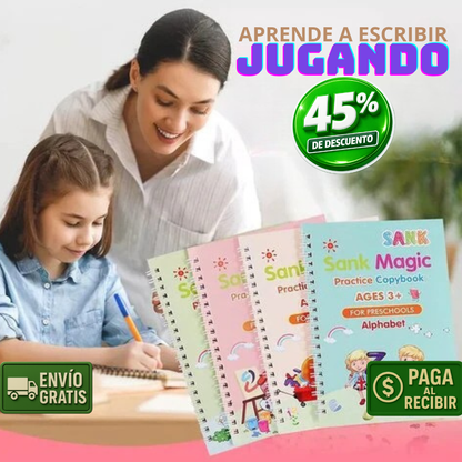 Set Caligrafía Infantil – Método Montessori – Niños inteligentes y seguros!