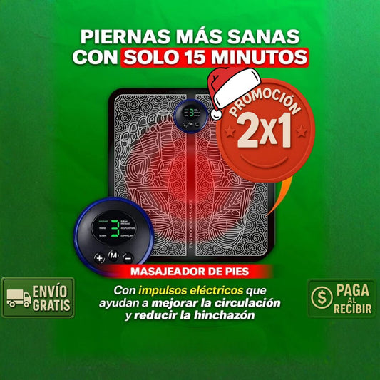 2x1 Masajeador ZEN: Alivio y circulación instantánea - Pies Sin dolor!