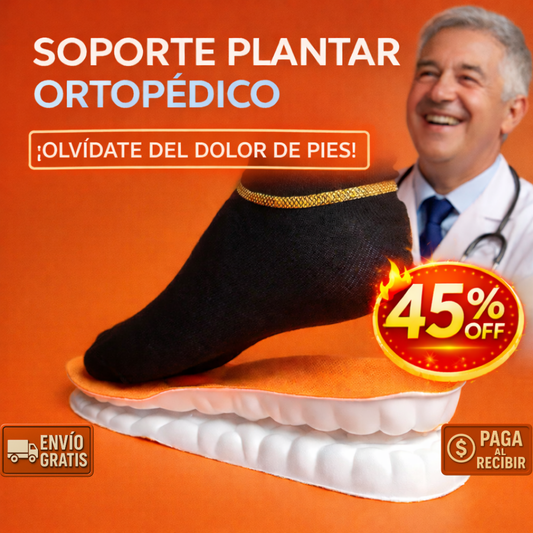 Plantilla Ortopédica – Soporte Arco Pro – Alivio definitivo al Caminar!