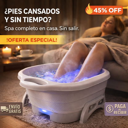 Masajeador Pies SPA – Hidromasaje y Exfoliación – Spa en Casa Cada Noche