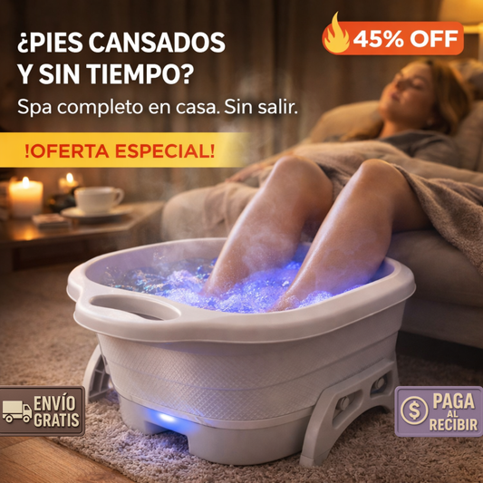 Masajeador Pies SPA – Hidromasaje y Exfoliación – Spa en Casa Cada Noche