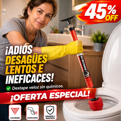 Destapador – Presión Extrema – Adiós Bloqueos al Instante