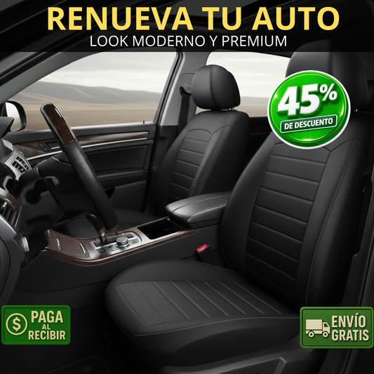 Pack Fundas Auto Premium - Fácil Limpieza – Asientos impecables siempre!