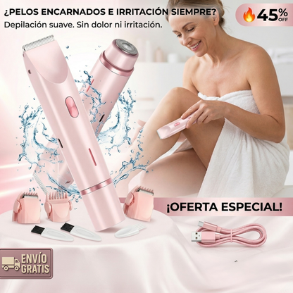 FastShaver™ – Depiladora 2 en 1 – Sin Dolor ni Pelos Encarnados!