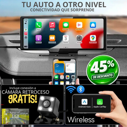 Pantalla Smart 10 pulgadas!  – CarPlay & Android  – Auto Inteligente y conectado!