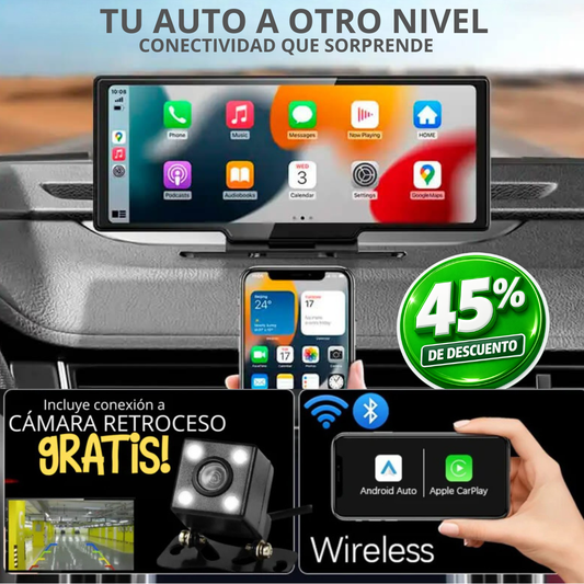 Pantalla Smart 10 pulgadas!  – CarPlay & Android  – Auto Inteligente y conectado!