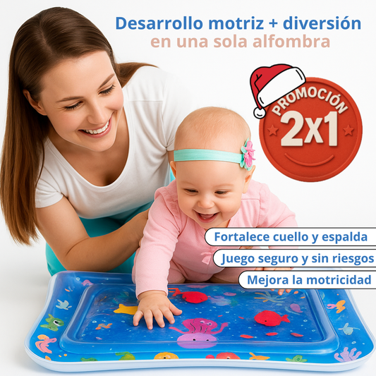 2X1 Alfombra Marina – Desarrollo Motriz – Atrae, estimula y fortalece al bebé!