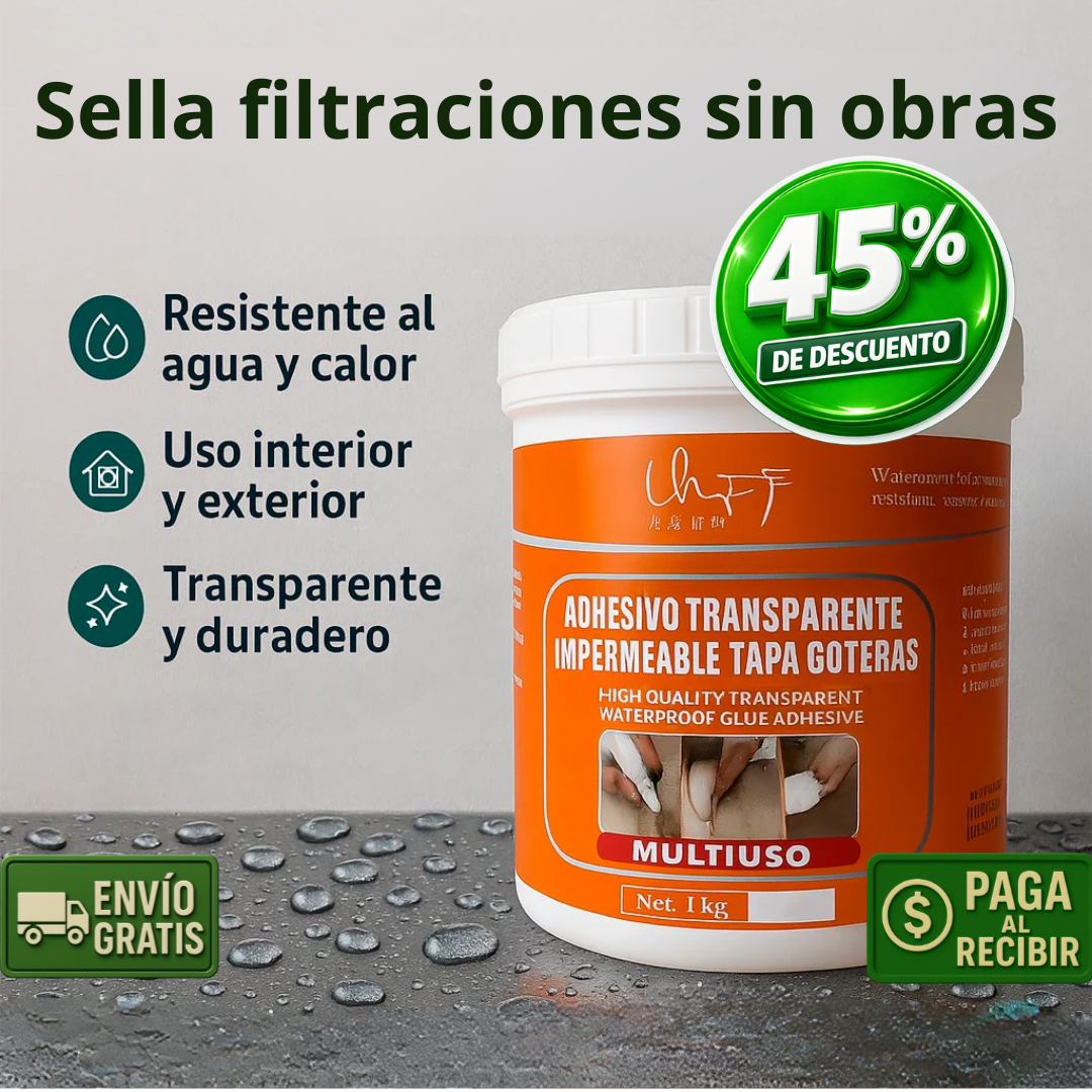 Sellador Impermeable Pro (1KILO) – Aplicación Fácil – Protección Total!