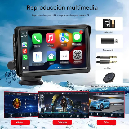 Pantalla Smart 7” – CarPlay & Android Auto – Auto Inteligente y siempre conectado!