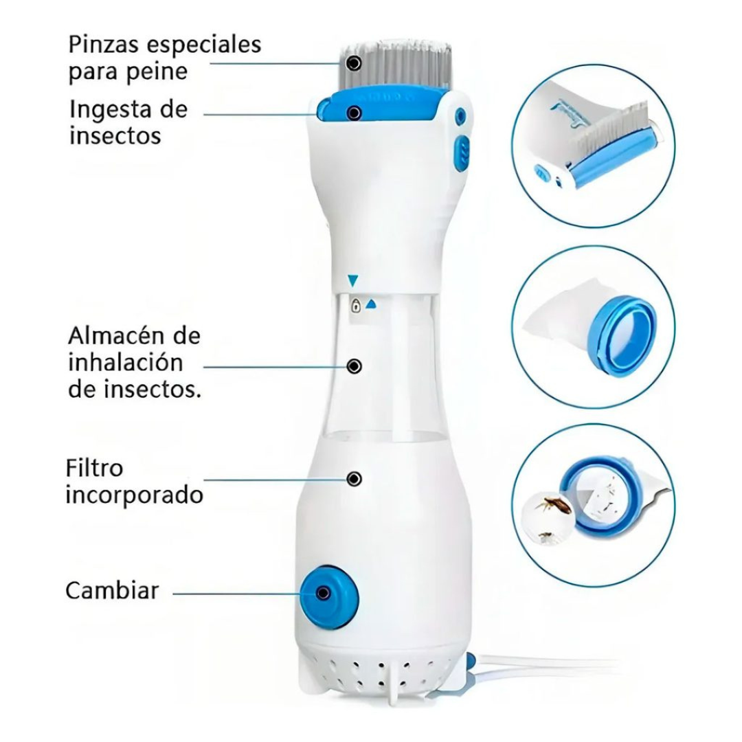 Peine Antipiojos Eléctrico - Oferta Vuelta a clases- Tus hijos protegidos!