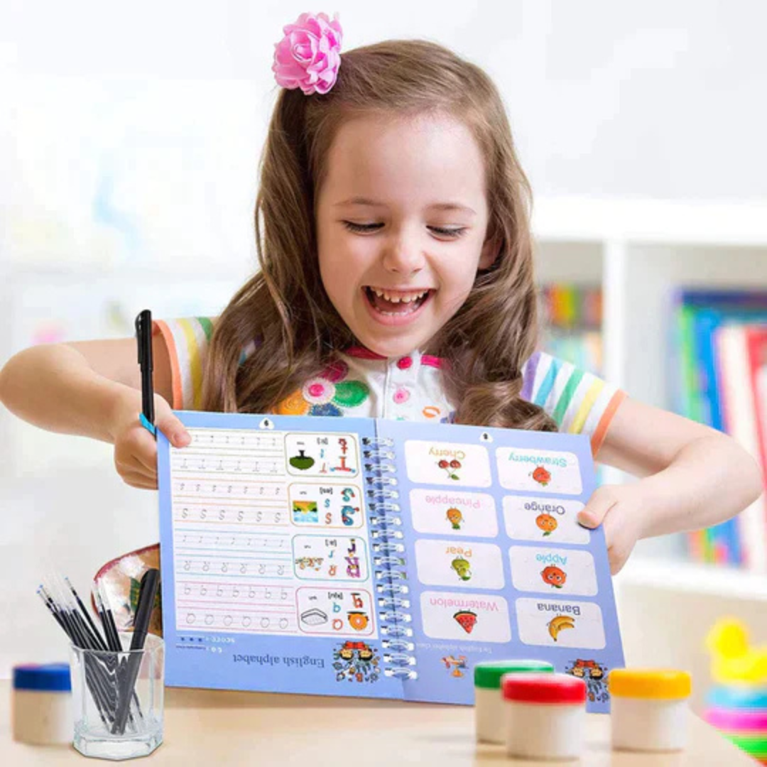 Set Caligrafía Infantil – Método Montessori – Niños inteligentes y seguros!