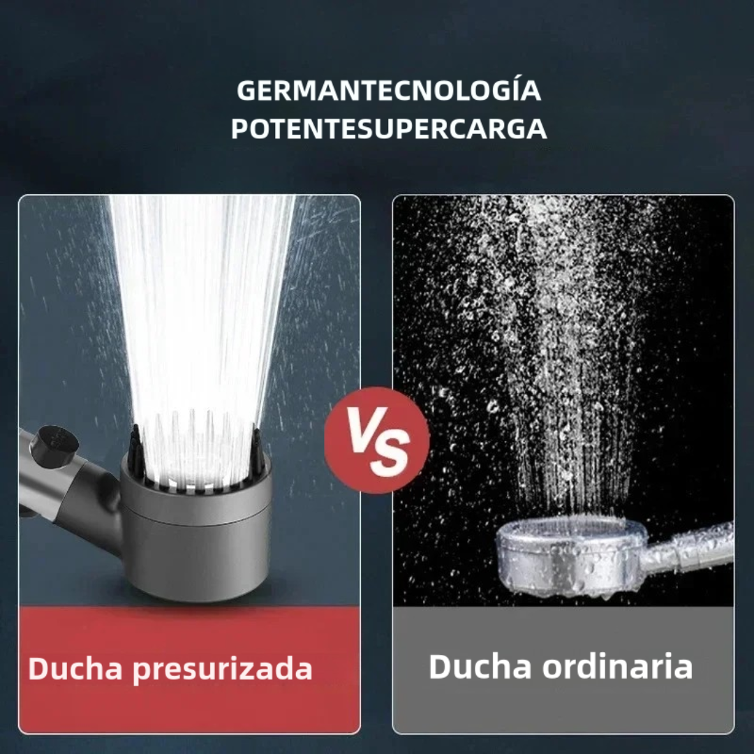 2x1 Ducha Masajeadora – Duplica la Presión – Instala en 3 Minutos!