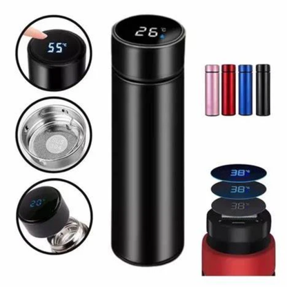Termo Inteligente Inoxidable – Pantalla LED – Café y Té a Temperatura Perfecta