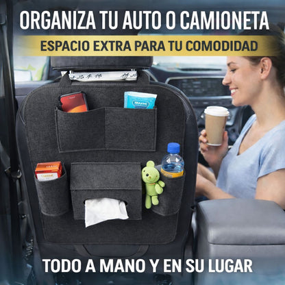 2X1 Organizador Multiuso Auto – Espacios Útiles – Todo a Mano y fácil!