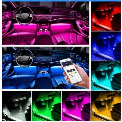 Luces LED RGB – Personaliza Tu Auto – Ambiente Único al Conducir