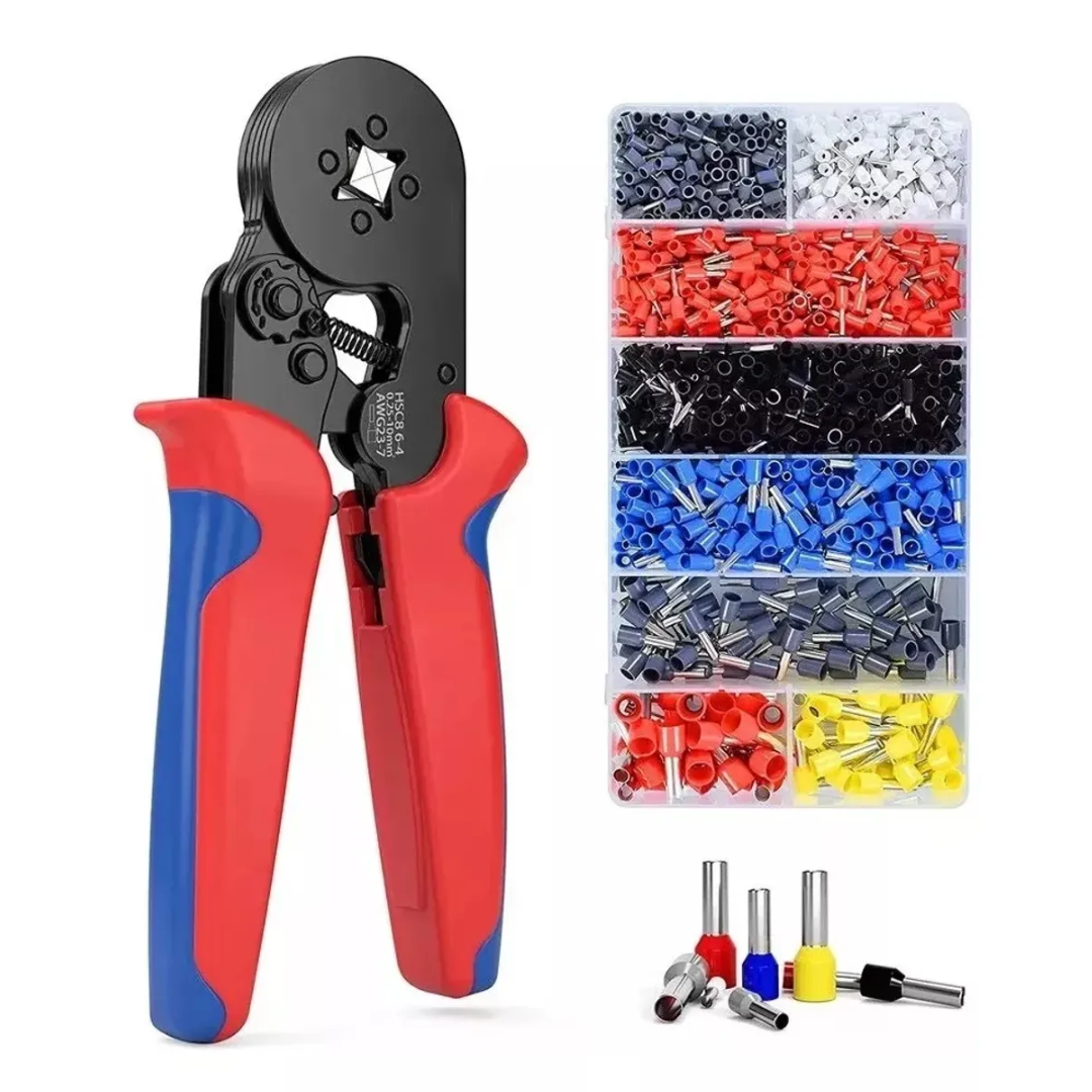 Alicate Crimpado + 1200 Piezas – AWG22-7 – Conexiones Perfectas Siempre!