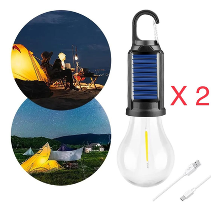 2x1 Kit Luz Solar – Energía Infinita – Tus Noches Outdoor Brillantes!