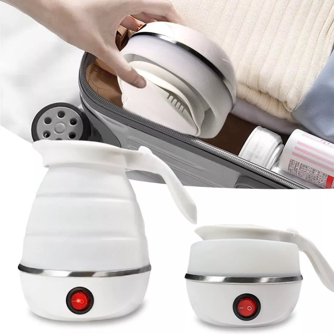 Hervidor Plegable Mini 600ml – Cabe en Cualquier Maleta – Café en Segundos