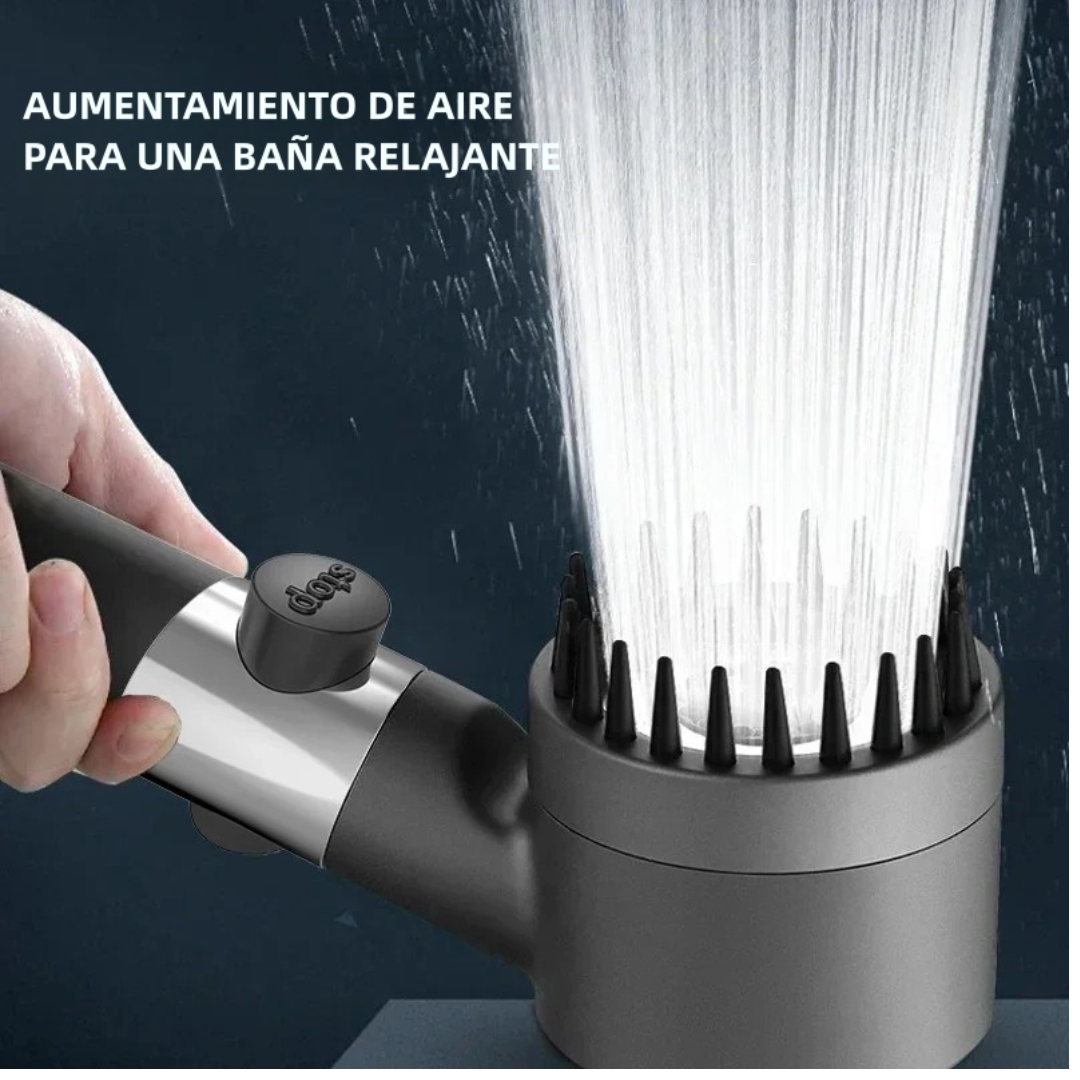 2x1 Ducha Masajeadora – Duplica la Presión – Instala en 3 Minutos!