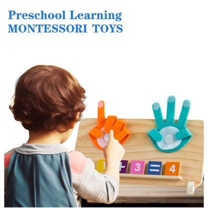 Juego Matemáticas Montessori – Manos Conteo y Tarjetas – Aprende Jugando!