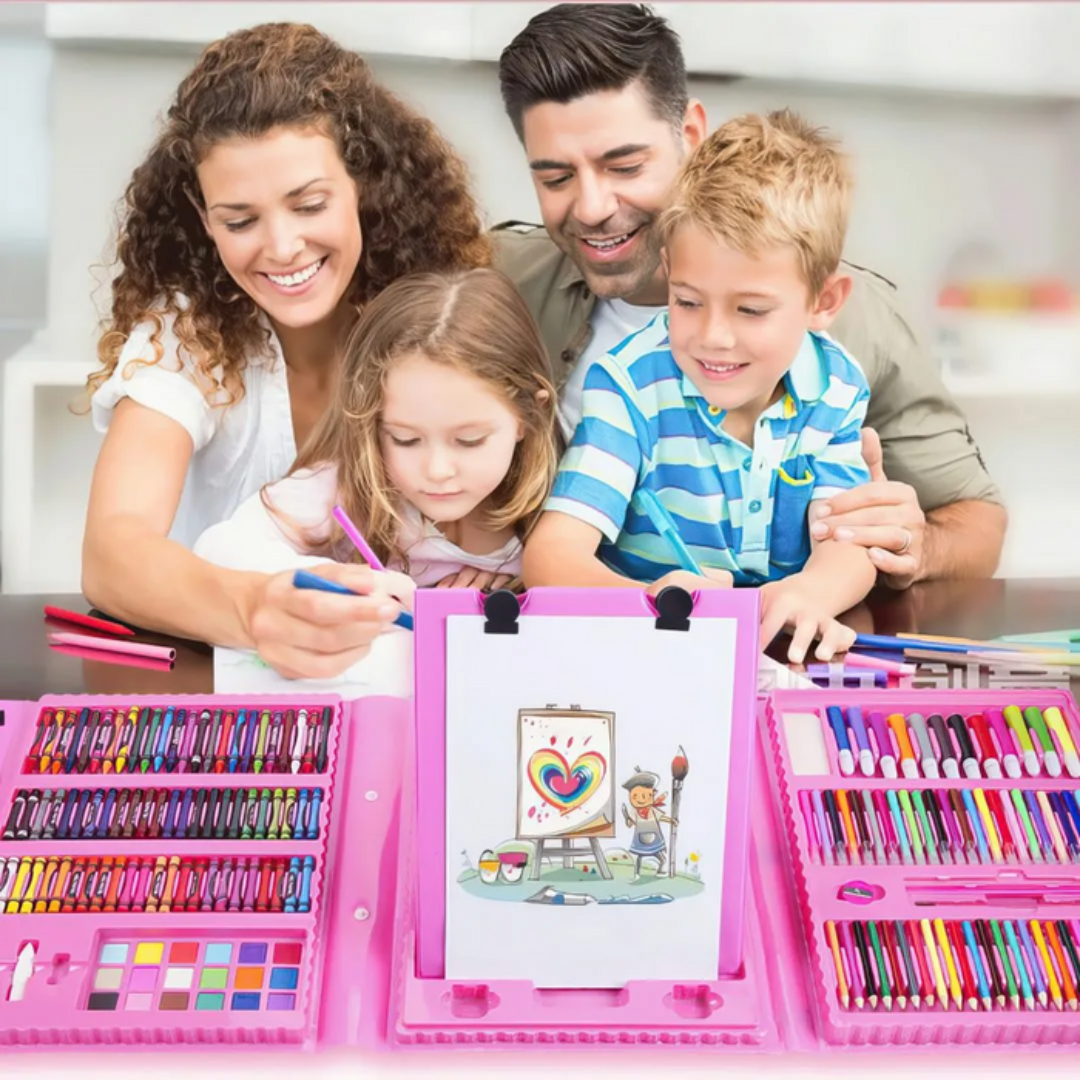 Set Arte 208 Piezas - Creatividad Sin Límites - Niños Felices!