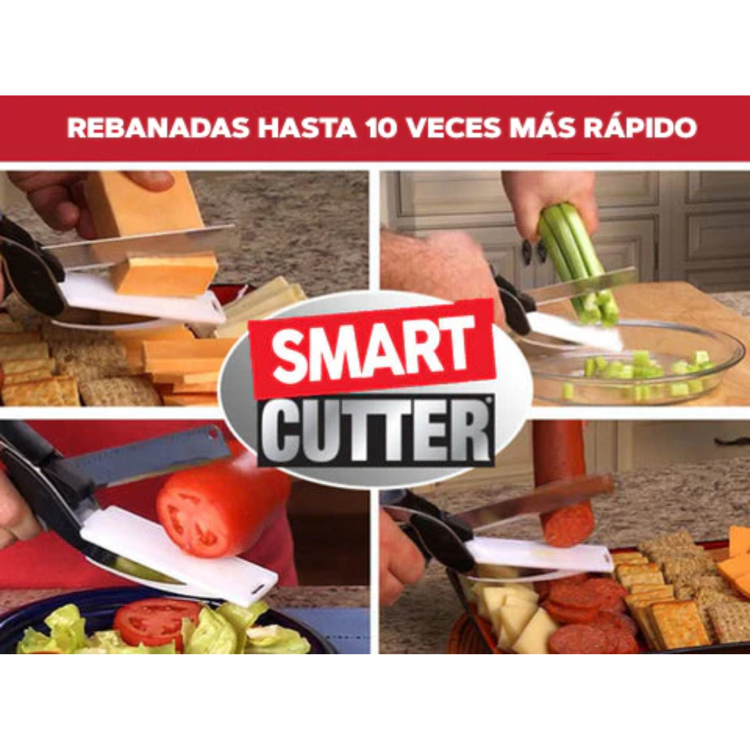 2x1 Tijera Inteligente – Pica al Instante – Ahorra Tiempo en Cocina!