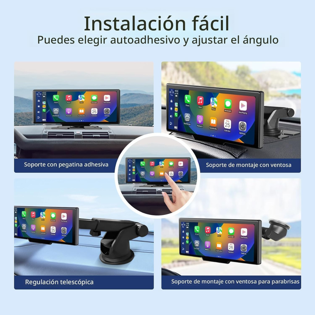 Pantalla Smart 10 pulgadas!  – CarPlay & Android  – Auto Inteligente y conectado!
