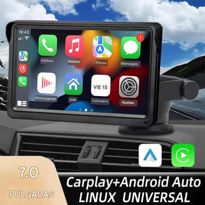 Pantalla Smart 7” – CarPlay & Android Auto – Auto Inteligente y siempre conectado!