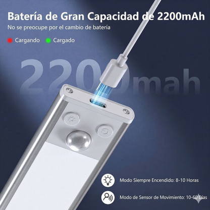 Barra LED Inteligente – Sensor de Movimiento – Luz Donde la Necesitas