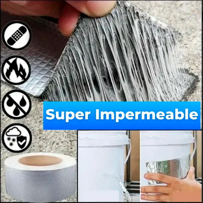 Cinta Impermeable 3x1 – Butilo + Aluminio – Sella Fugas en Segundos