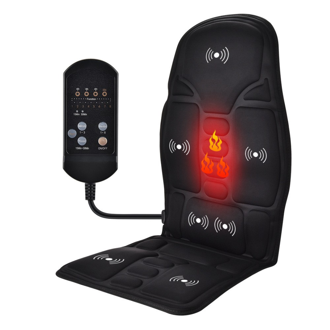 Masajeador Espalda Completa – Control Remoto – Oficina, Casa y Auto!