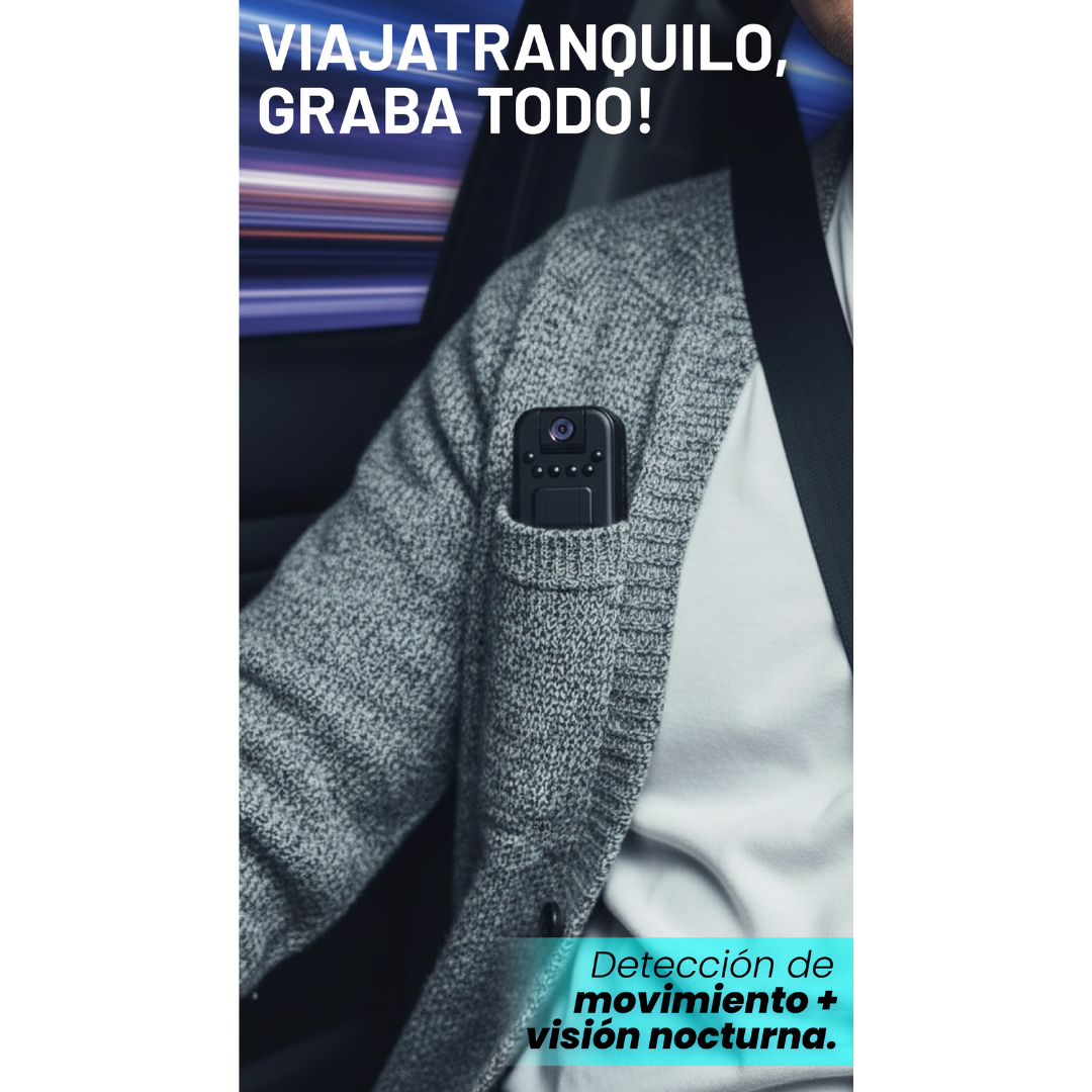 Mini Cámara – Graba Discretamente – Tu Ojo Oculto para la Verdad
