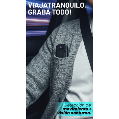 Mini Cámara – Graba Discretamente – Tu Ojo Oculto para la Verdad