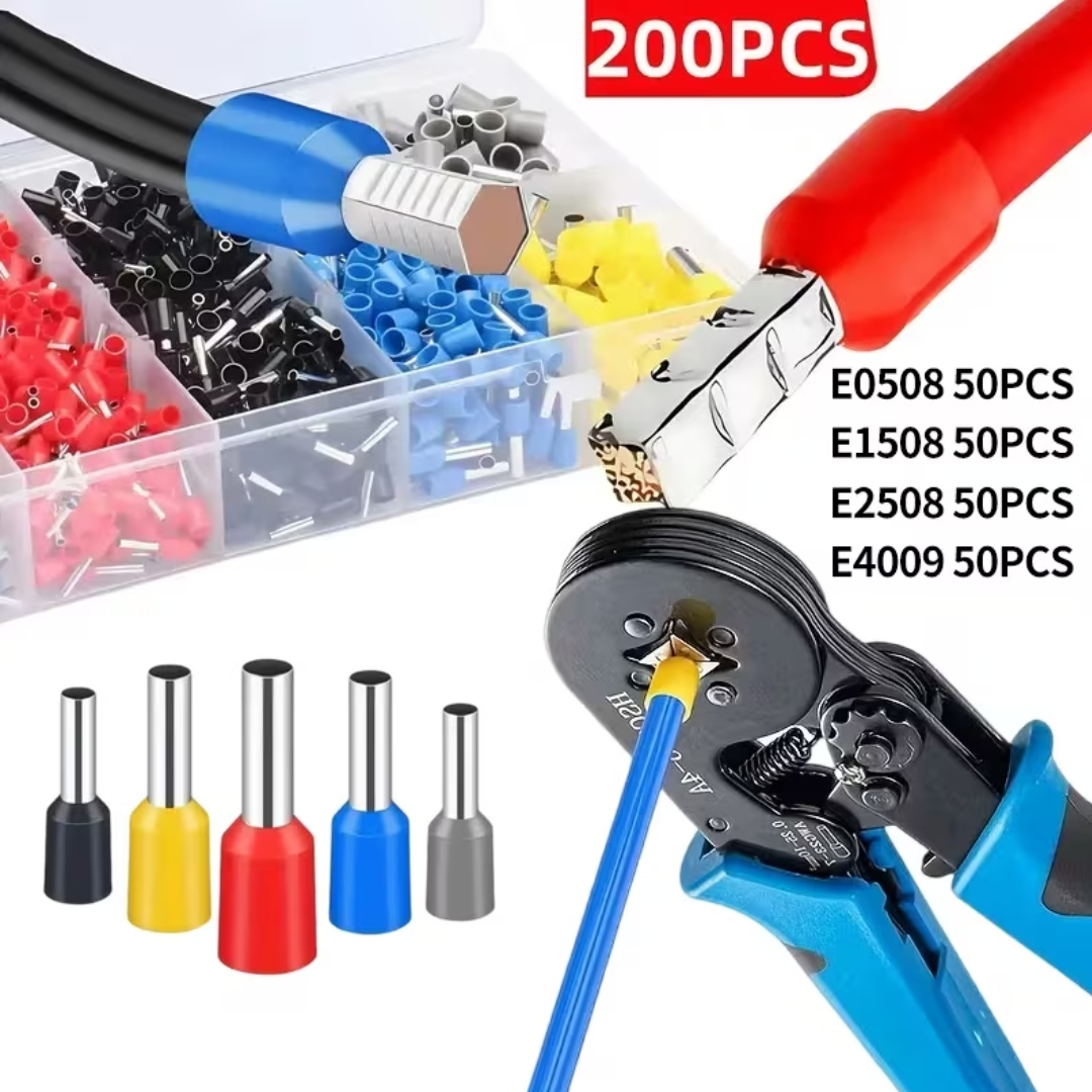 Alicate Crimpado + 1200 Piezas – AWG22-7 – Conexiones Perfectas Siempre!