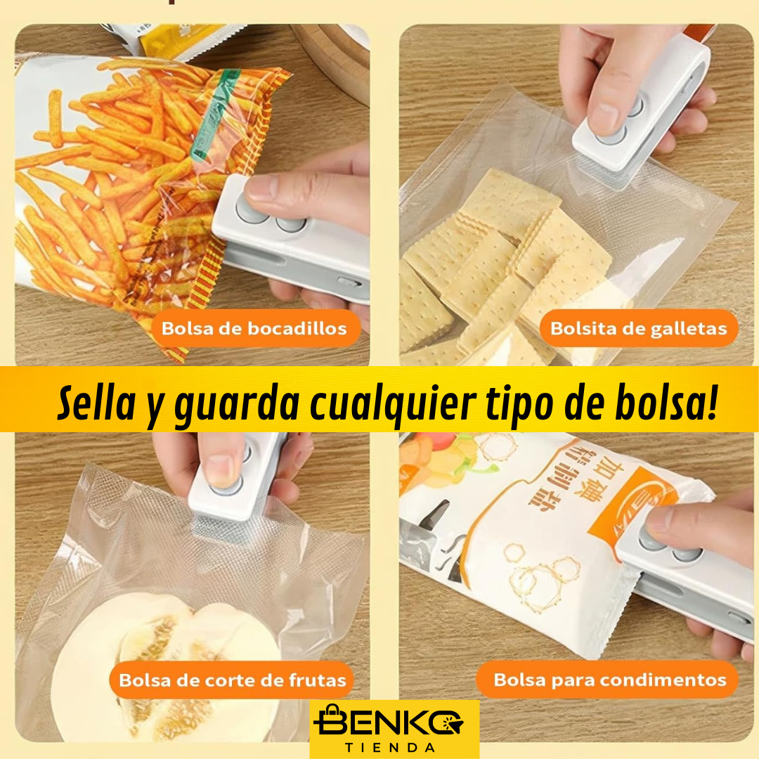 3X1 Sellador de Bolsas – Compacto y Práctico – Ahorro seguro!