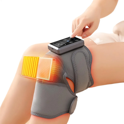 Rodillera Masajeadora Calor – Recargable USB-C – Alivio Sin Pastillas