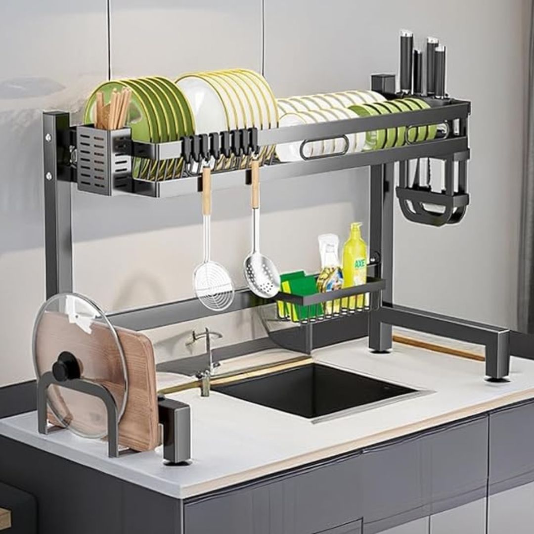 Escurridor Pro Cocina – Metal Anticorrosión – Durabilidad y orden Garantizado!